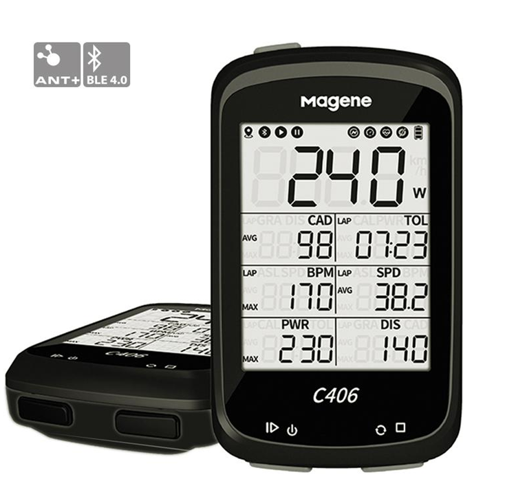 CUENTAKILOMETROS BICICLETA GPS MAGENE CON SOPORTE FUNDA SILICONA